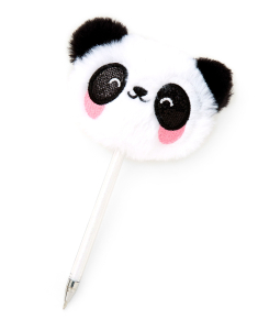 Claire`s Plush Panda Head Pen Glittery Ink 51350