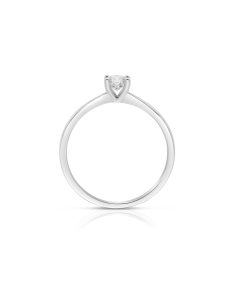 inel de logodna aur 14 kt solitaire cu diamant RG097702-50-114-0.45CT
