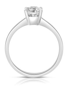 inel de logodna aur 18 kt solitaire cu diamant RG011539-100-118-W-1CT